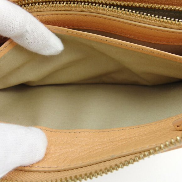 Chloe wallet Lily orange leather Authentic used - Picture 7 of 8